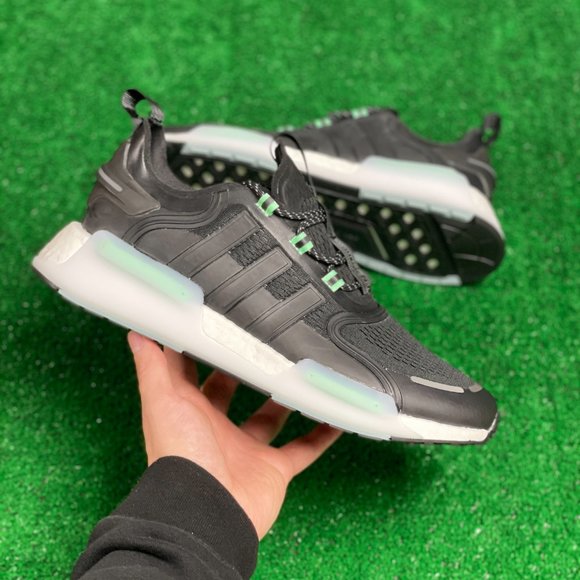 adidas Other - Adidas NMD_V3 Boost Low Mens Casual Running Shoes Black Green GX2084 NEW Size 11